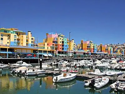 Albufeira Marina, a marina in Albufeira, Portugal