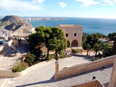 Santa Bárbara Castle, a castle in Alicante, Spain