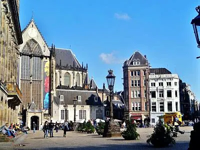 Dam Square, a square in Amsterdam, Netherlands