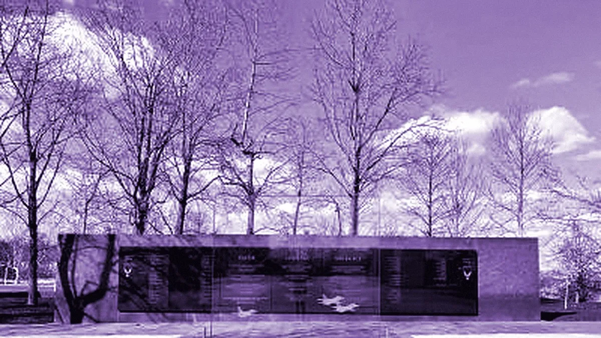 Arlington, United States — panoramic view of United States Air Force Memorial