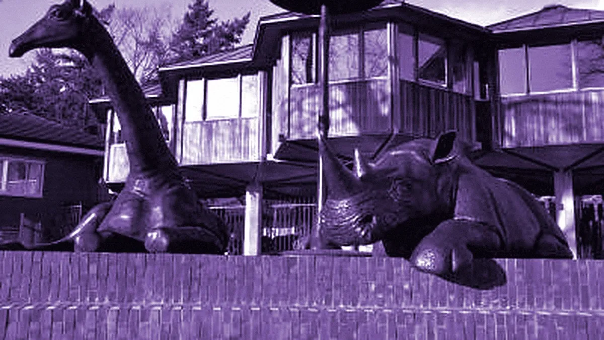 Arnhem, Netherlands — panoramic view of Burger's Zoo