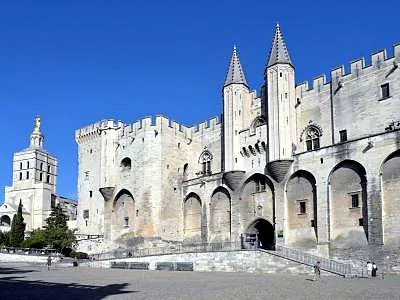 Palais des Papes (Palace of the Popes), a palace in Avignon, France