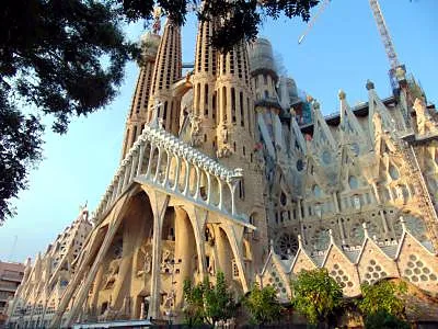 La Sagrada Familia (Basilica of the Holy Family), a basilica in Barcelona, Spain