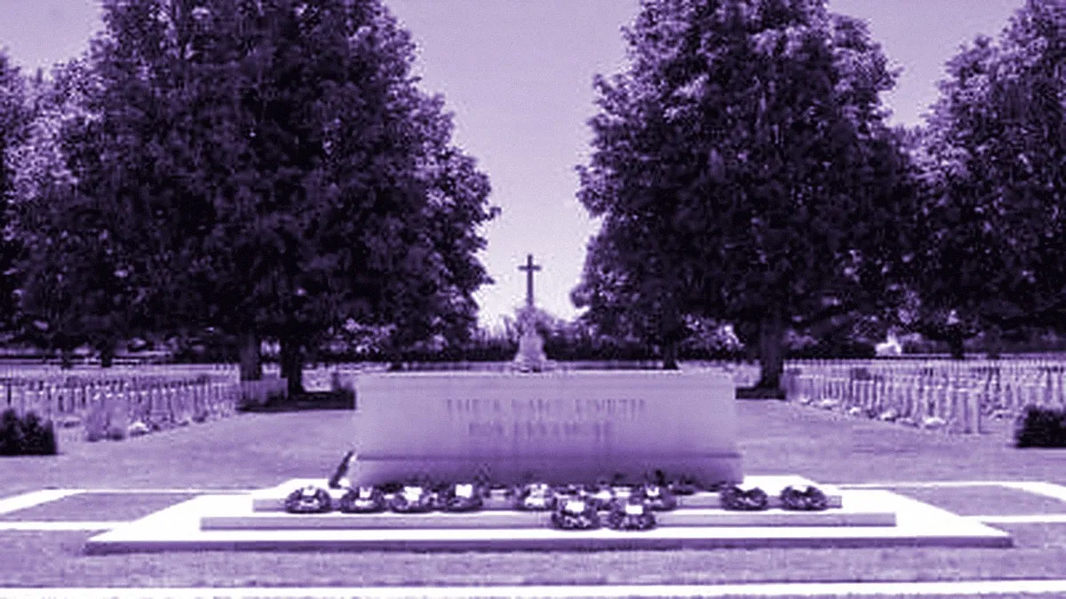 Bayeux, France — panoramic view of War Cemetery