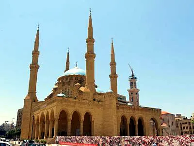 Mohammad Al Amin Mosque (Blue Mosque), a mosque in Beirut, Lebanon