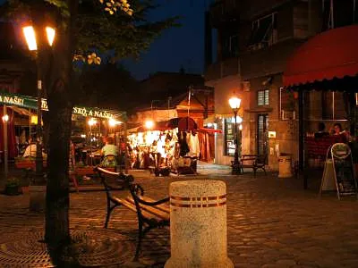 Skadarlija Street, a street in Belgrade, Serbia
