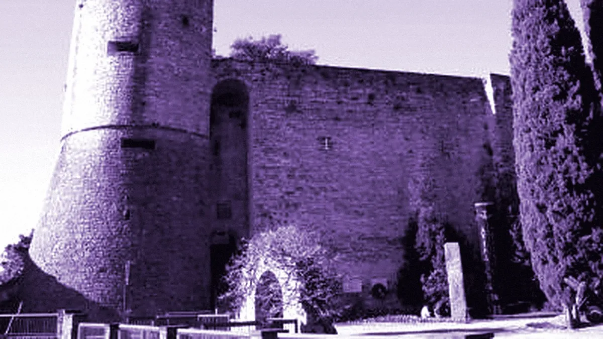 Bergamo, Italy — panoramic view of Fortress of Bergamo
