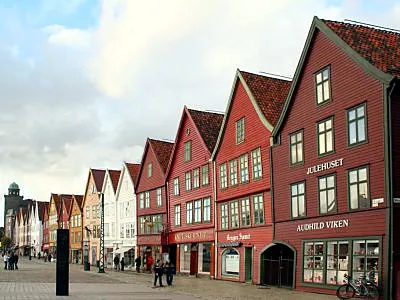 Bryggen (The Wharf), a wharf in Bergen, Norway