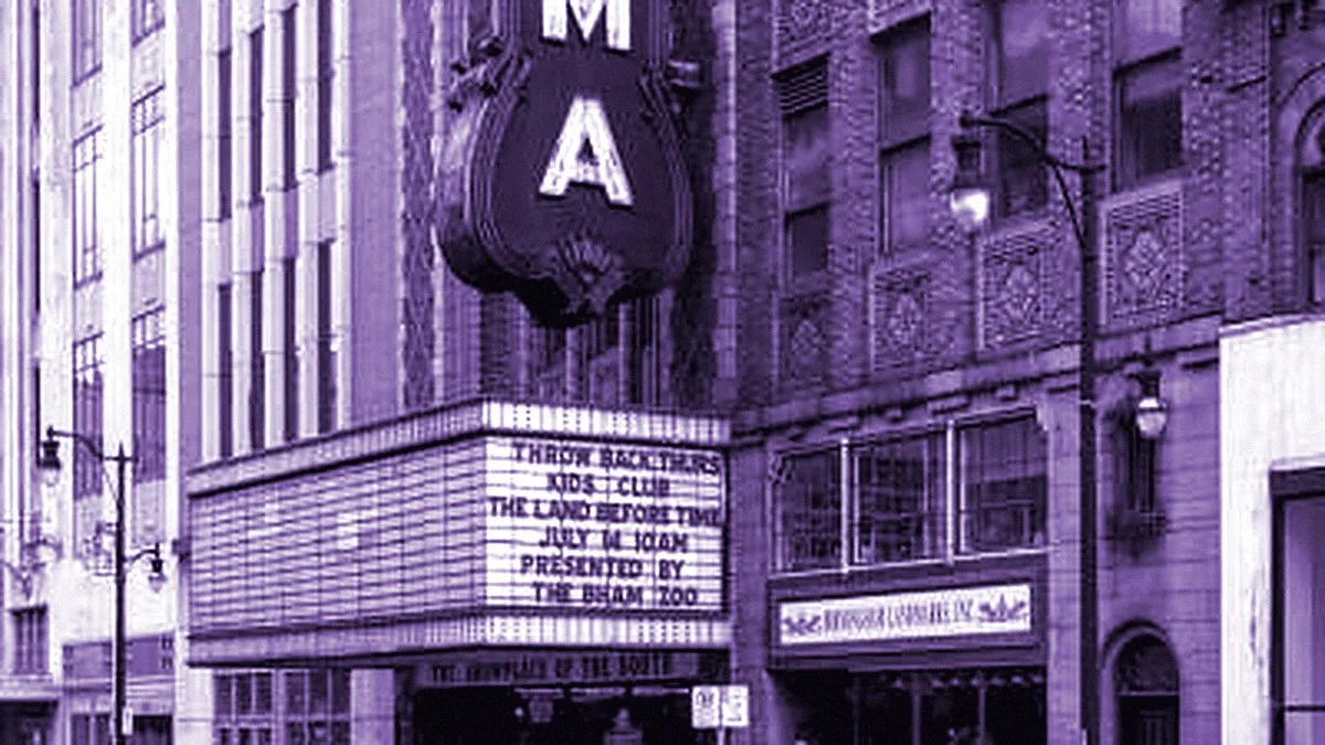 Birmingham, United States — panoramic view of Alabama Theatre