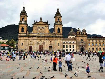 Bolivar Square, a square in Bogotá, Colombia