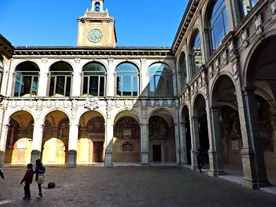 Archiginnasio Palace, a palace in Bologna, Italy