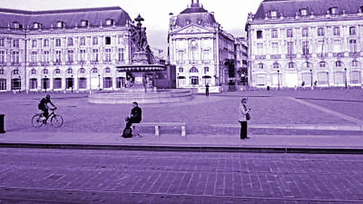 Bordeaux, France — panoramic view of Stock Exchange Square