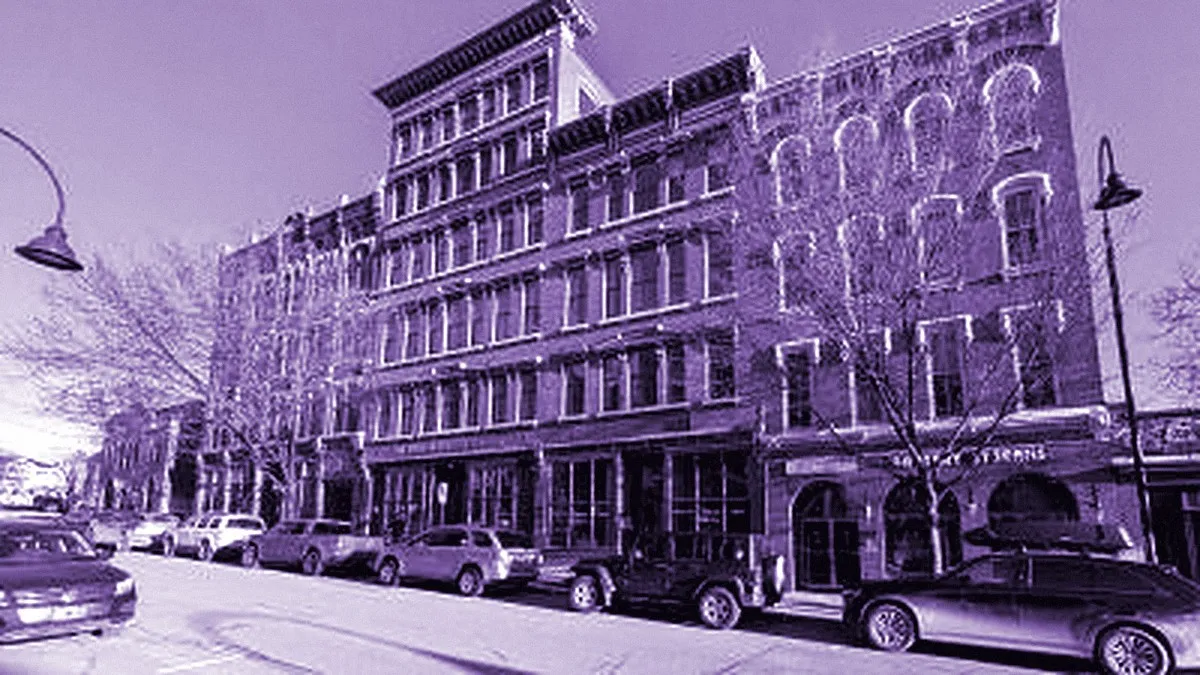 Burlington, Vermont, United States — panoramic view of Wells-Richardson Complex