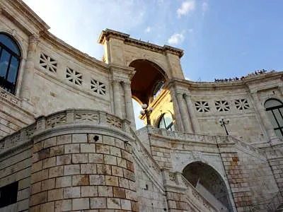 Bastione di Saint Remy (Saint Remy Bastion), a landmark in Cagliari, Italy