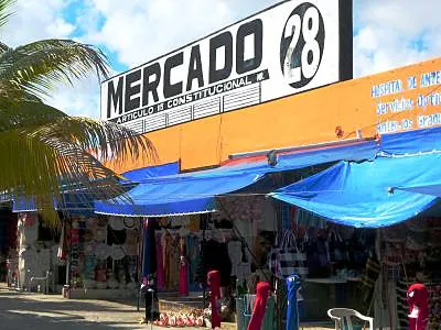 Mercado 28 (Market 28), a market in Cancún, Mexico