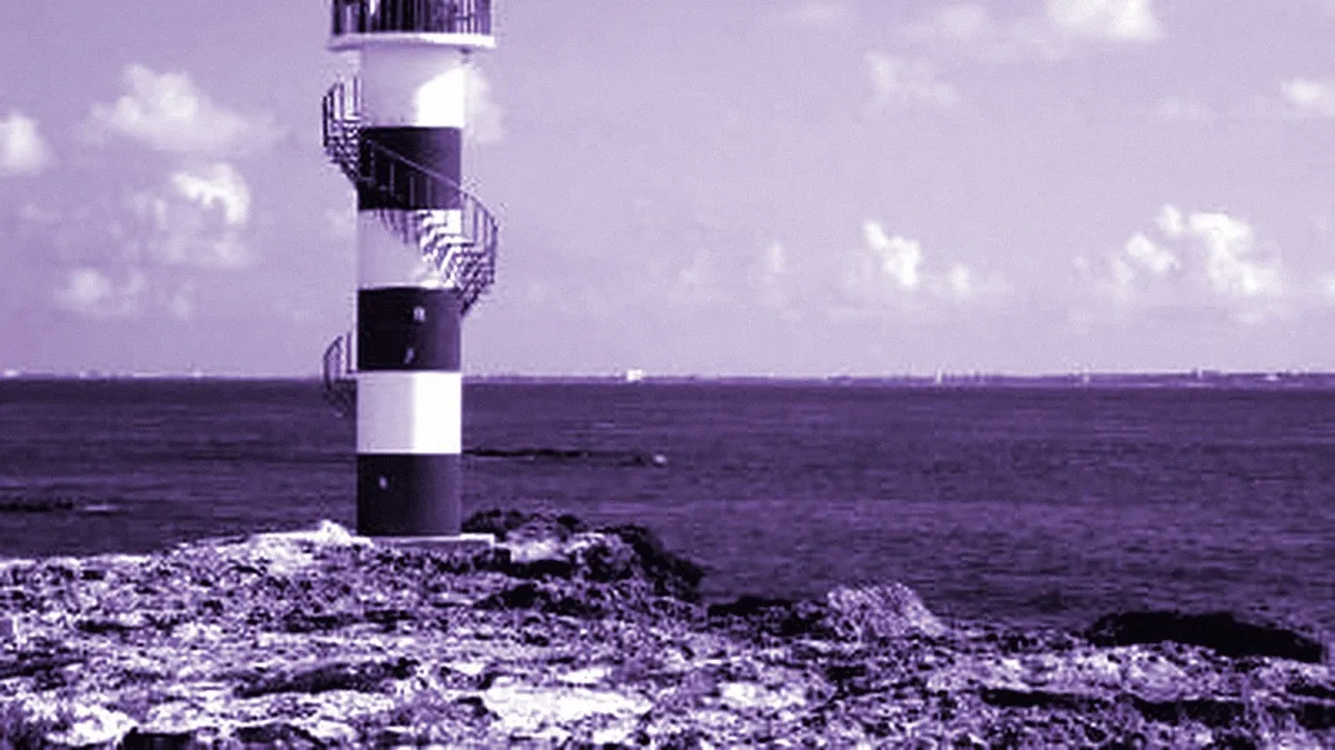 Cancún, Mexico — panoramic view of Cancun Lighthouse