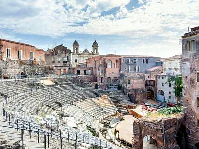 Roman Theater of Catania, a Roman theater in Catania, Italy