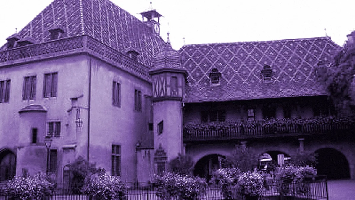 Colmar, France — panoramic view of Old Custom House