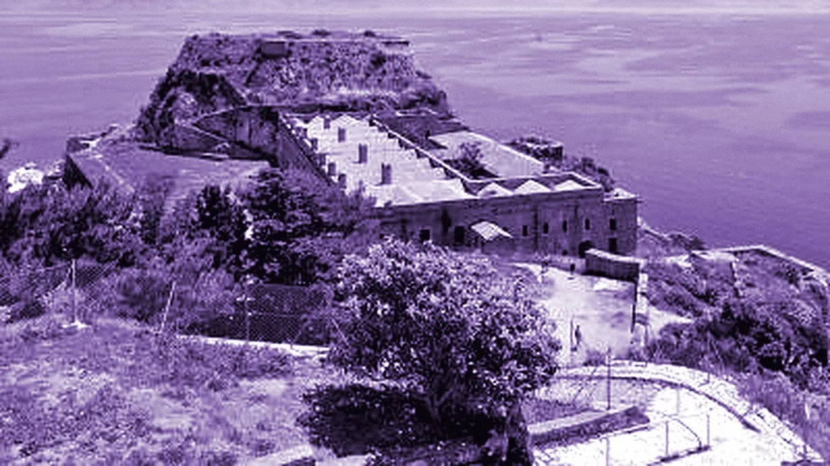 Corfu, Greece — panoramic view of the Old Fortress