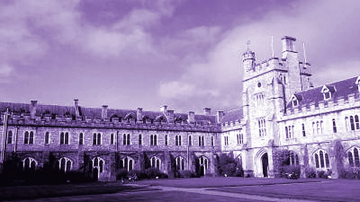 Cork, Ireland — panoramic view of University College Cork