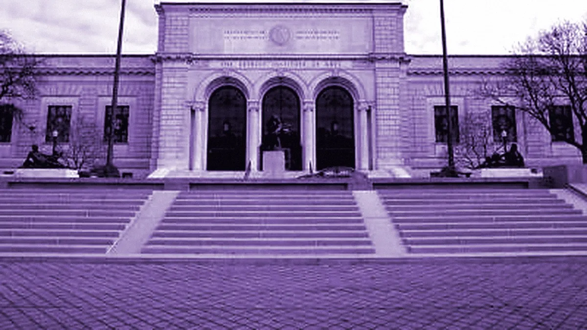 Detroit, United States — panoramic view of Detroit Institute of Arts