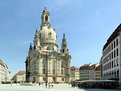 Frauenkirche (Church of Our Lady), a church in Dresden, Germany