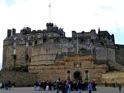 Edinburgh Castle, a castle in Edinburgh, United Kingdom