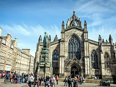 St. Giles' Cathedral, a cathedral in Edinburgh, United Kingdom