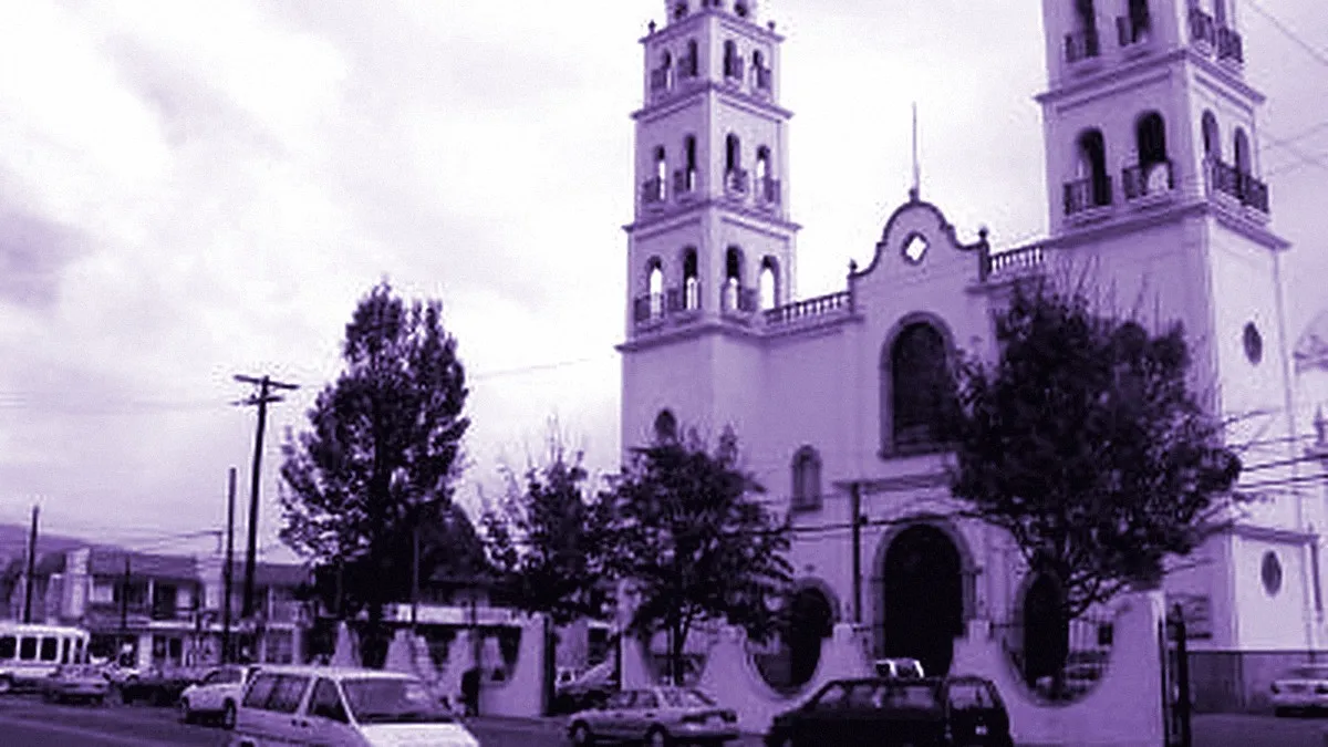 Ensenada, Mexico — panoramic view of Cathedral of Our Lady of Guadalupe