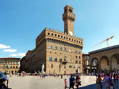 Piazza della Signoria (Signoria Square), a square in Florence, Italy