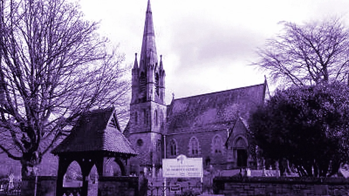 Fort William, United Kingdom — panoramic view of St. Andrew's Church