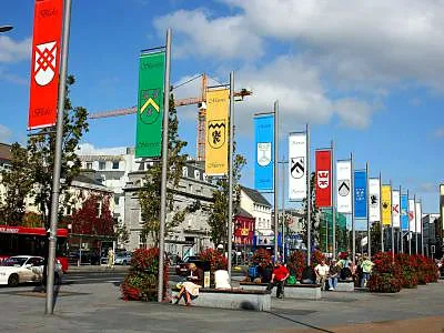 Eyre Square, a square in Galway, Ireland
