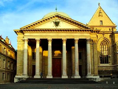 Cathédrale de St. Pierre (Saint Peter Cathedral), a cathedral in Geneva, Switzerland