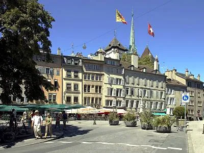 Place du Bourg-de-Four (Bourg-de-Four Square), a square in Geneva, Switzerland