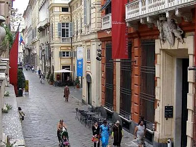 Via Giuseppe Garibaldi (Giuseppe Garibaldi Street), a street in Genoa, Italy