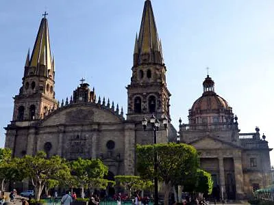 Catedral de Guadalajara (Guadalajara Cathedral), a cathedral in Guadalajara, Mexico