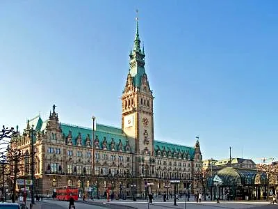 Hamburger Rathaus (Hamburg City Hall), a city hall in Hamburg, Germany