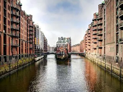 Speicherstadt (Warehouse District), a district in Hamburg, Germany