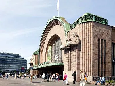 Helsinki Central Railway Station, a railway station in Helsinki, Finland