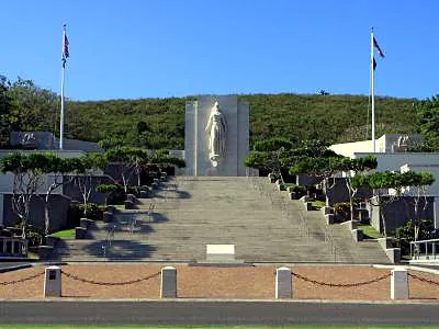 National Memorial Cemetery of the Pacific, a cemetery in Honolulu, United States