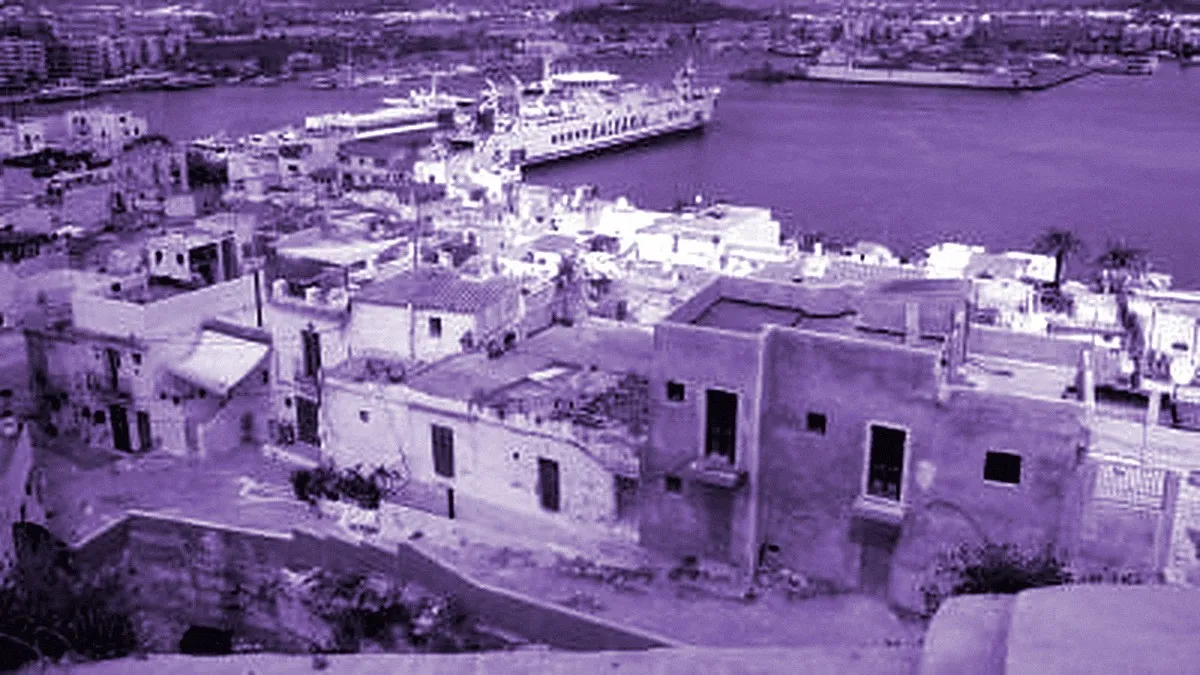 Ibiza, Spain — panoramic view of Port of Ibiza