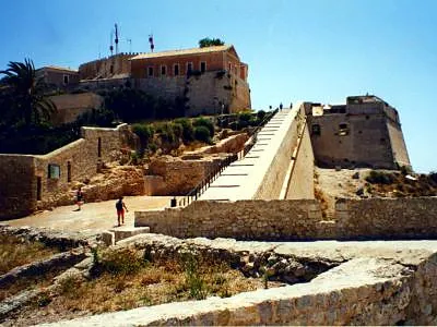 Castle of Ibiza, a castle in Ibiza, Spain