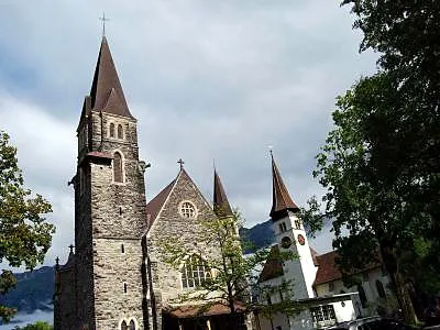 Schlosskirche (Castle Church), a church in Interlaken, Switzerland