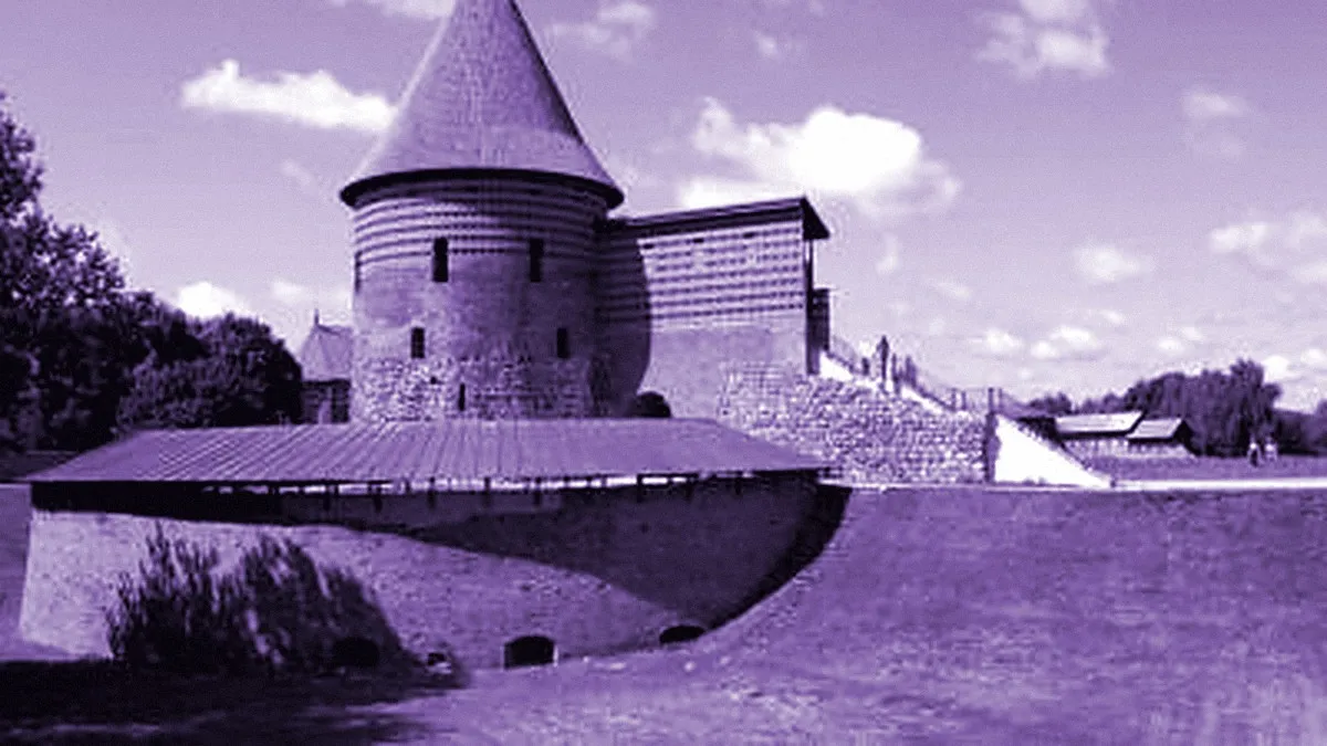 Kaunas, Lithuania — panoramic view of Kaunas Castle