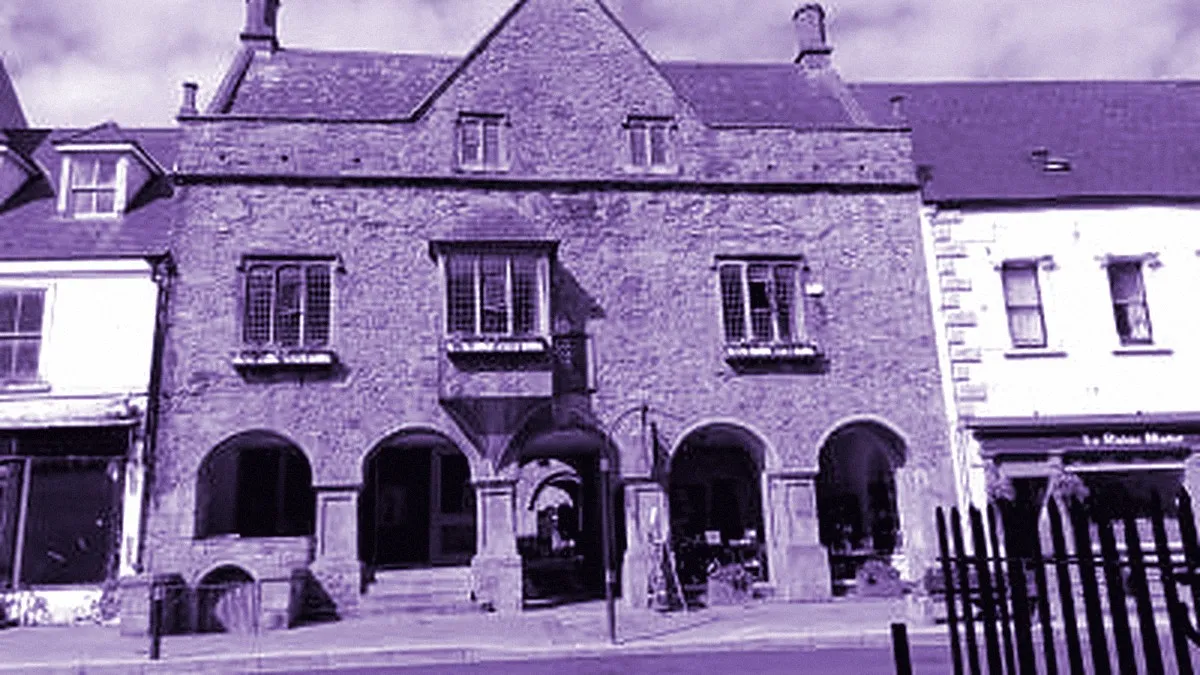 Kilkenny, Ireland — panoramic view of Rothe House