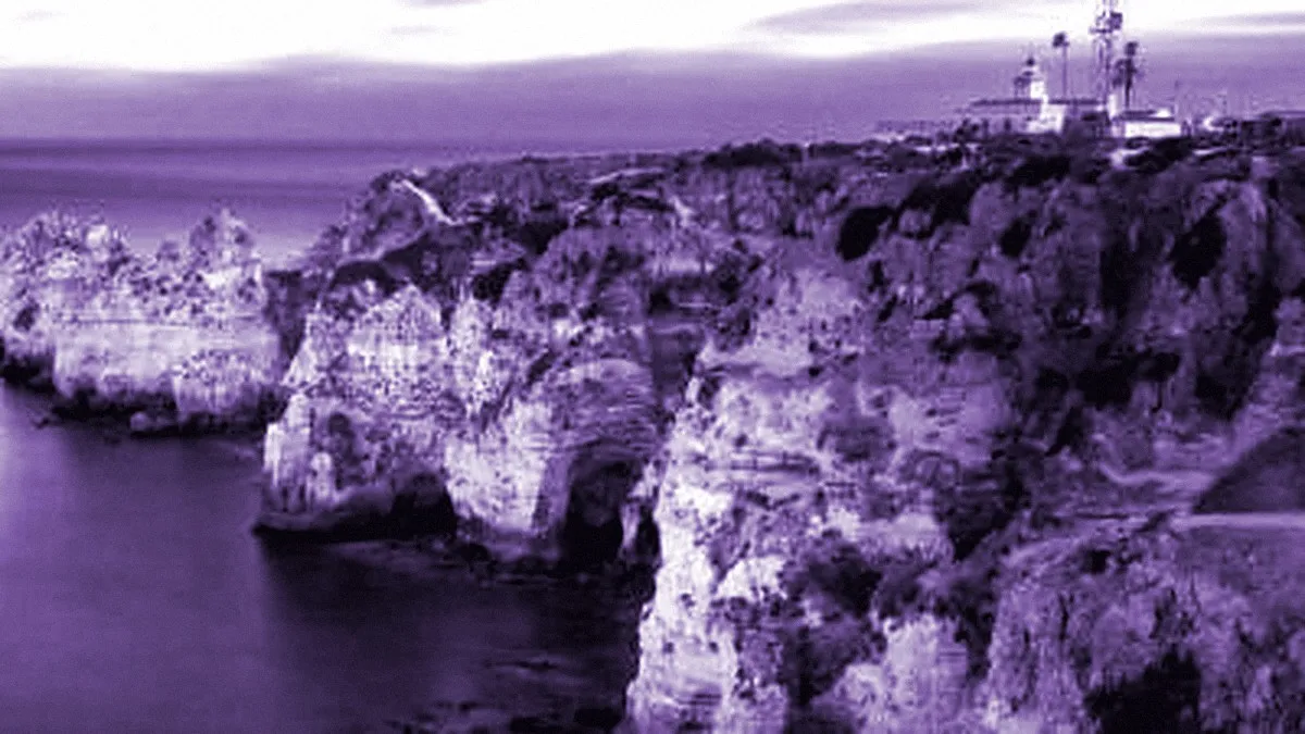 Lagos, Portugal — panoramic view of Piety Point