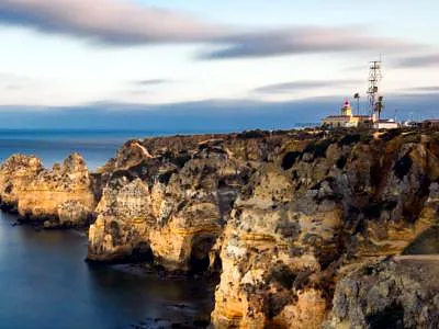 Ponta da Piedade (Piety Point), a landmark in Lagos, Portugal