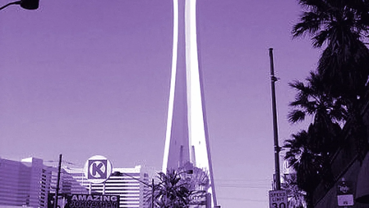 Las Vegas, United States — panoramic view of Stratosphere Tower