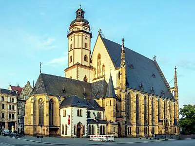 Thomaskirche (St. Thomas Church), a church in Leipzig, Germany