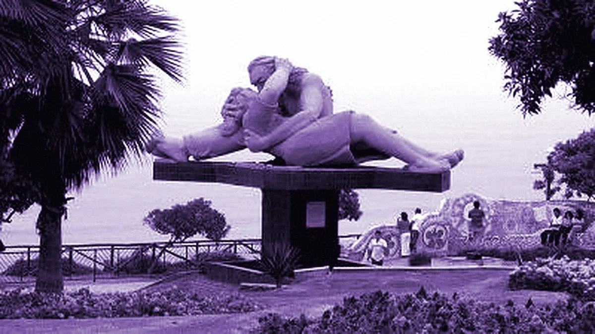 Lima, Peru — panoramic view of Love Park